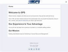 Tablet Screenshot of gpsjobs.net